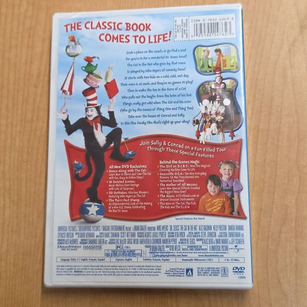 Cat In The Hat‎ Books, Dvd's, Mug, Pens, Toys